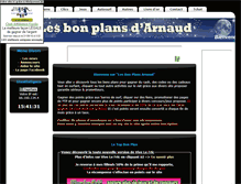 Tablet Screenshot of lesbonplansarnaud.com